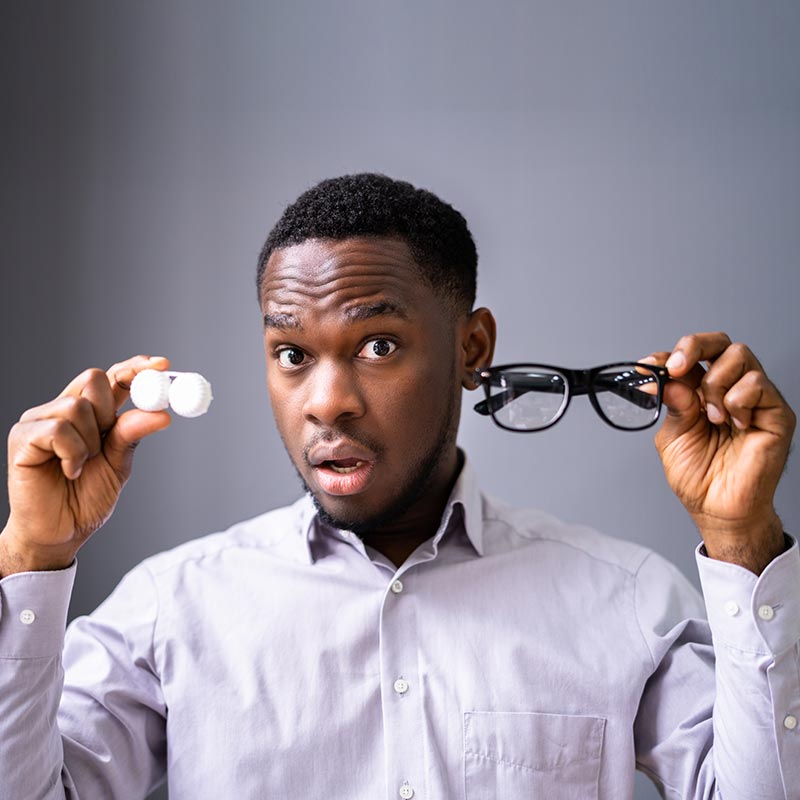 contact lens exam